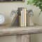 9" Clear Glass Horse Head Decorative Bookends with Pyramid Bases, 2ct.